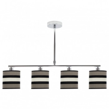 Distribuidor - Lâmpadas Diversas | Lâmpadas Modernas | LAMPARA KARLA 4XE14 TOPO/BEIS REGX75X14 CM Ref: 171254058